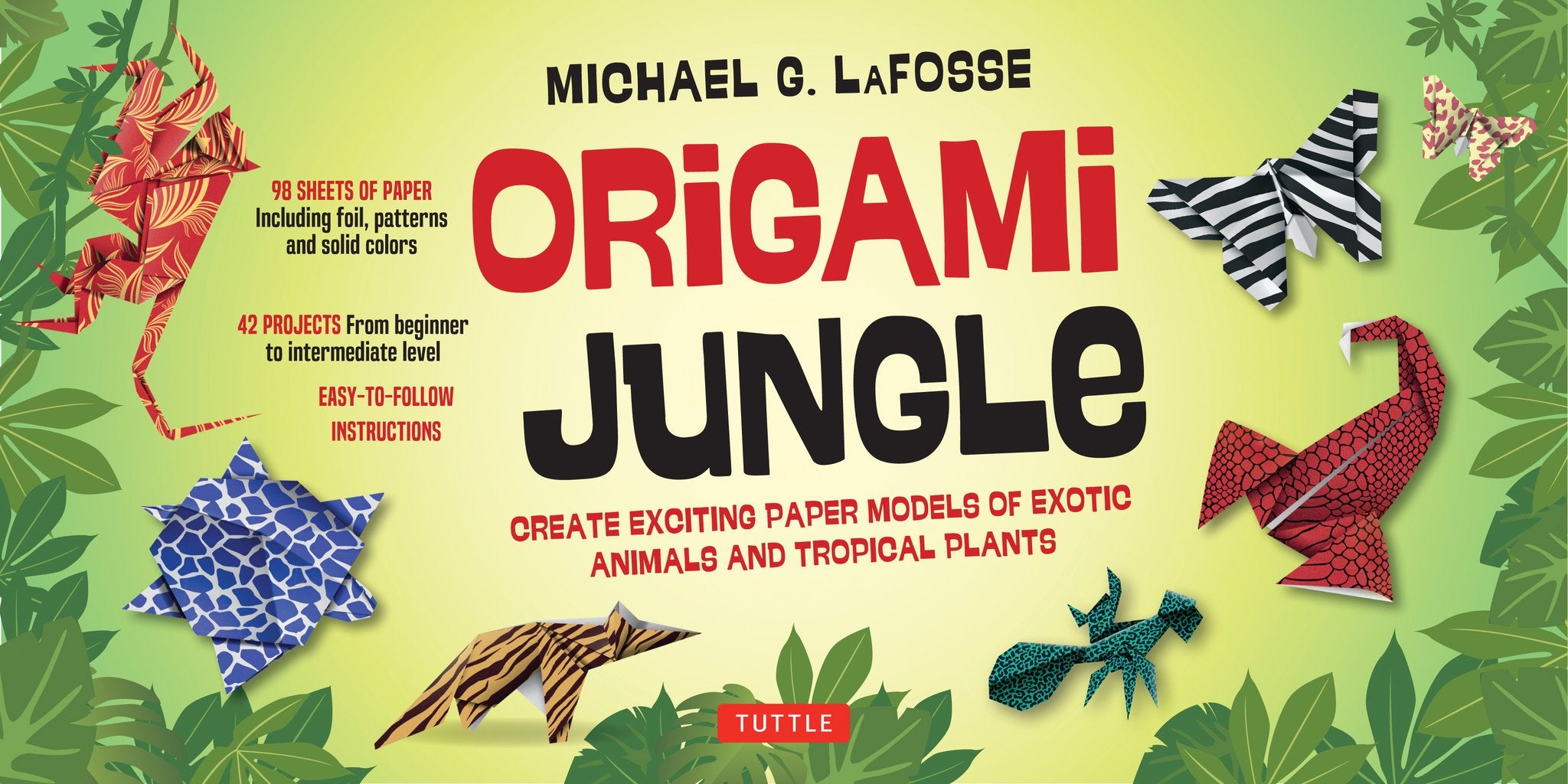 Cover image for Origami Jungle Kit ISBN 9780804845526